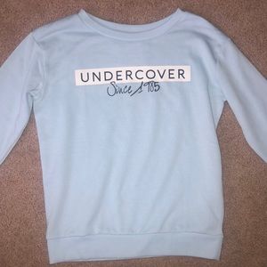 Baby blue sweatshirt